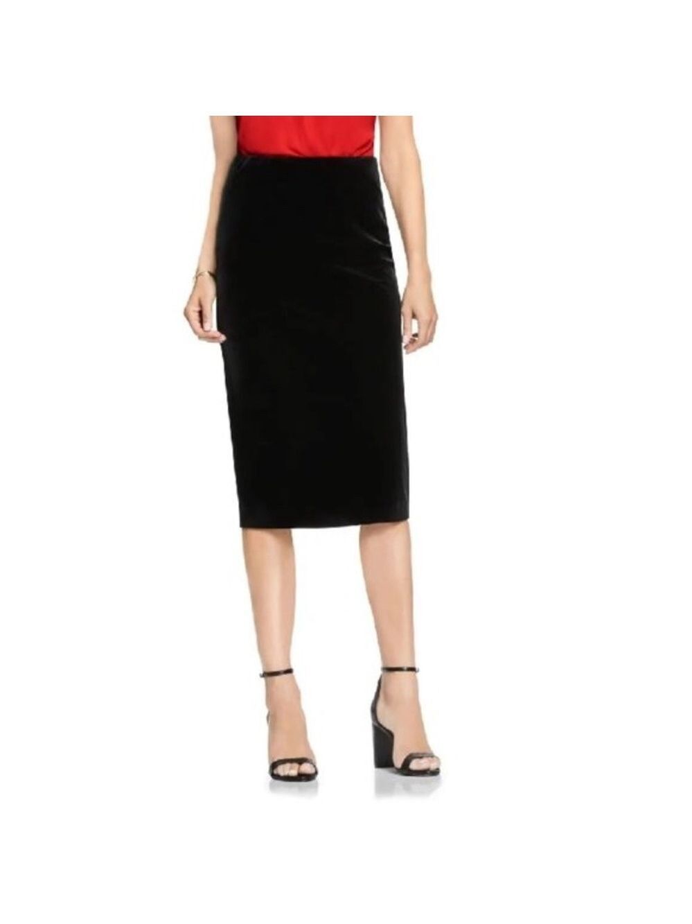 Vince Camuto Velvet Tube Skirt